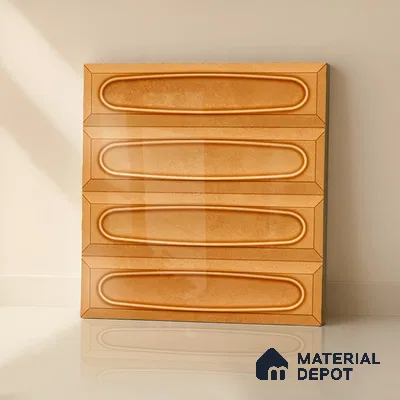 Faux Subway  Tile TL 07238 Bali 1003 1 ft x 1 ft Ceramic Glossy Finish - 9 mm  | 2 mm Spacer is Mandatory | Please Expect a Slight Variation of Pattern (Sample)